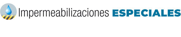 isotipo y logotipo de impermeabilizaciones especiales te protegemos del agua