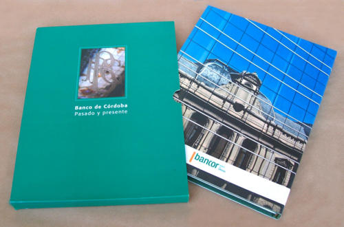 Libro institucional para el Banco de Córdoba